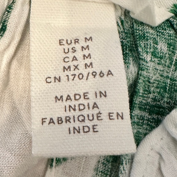 NWT H&M Tropical Ruffle Collar Dress Size M - Picture 6 of 14